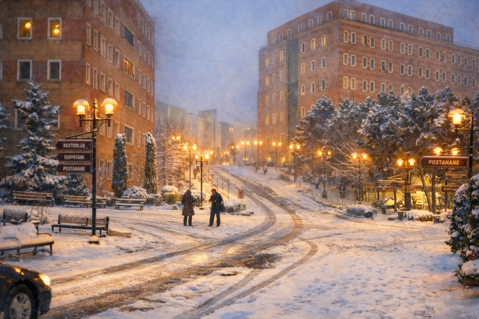 Yeditepe University campus view 3